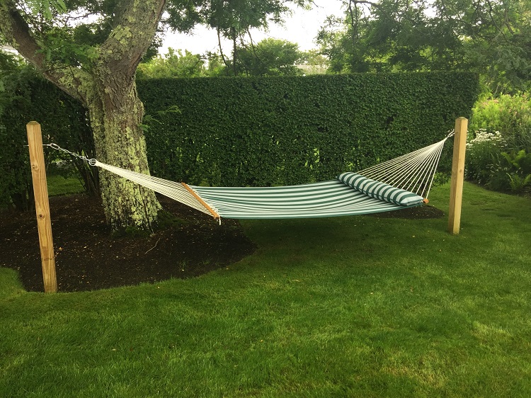 hammock on synthetic turf