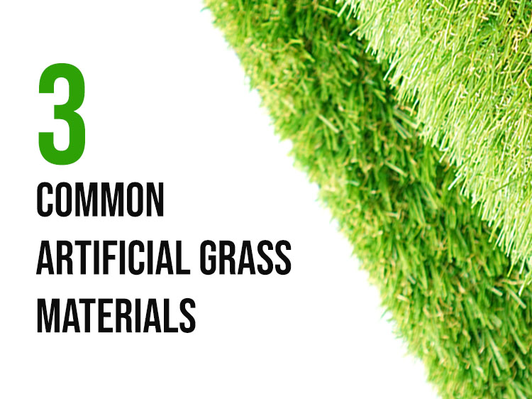 Breaking Down the 3 Common Artificial Grass in Vacaville CA Materials