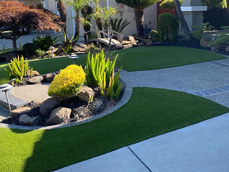 outdoor artificial grass for yard landscaping