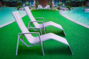 artificial grass pool area