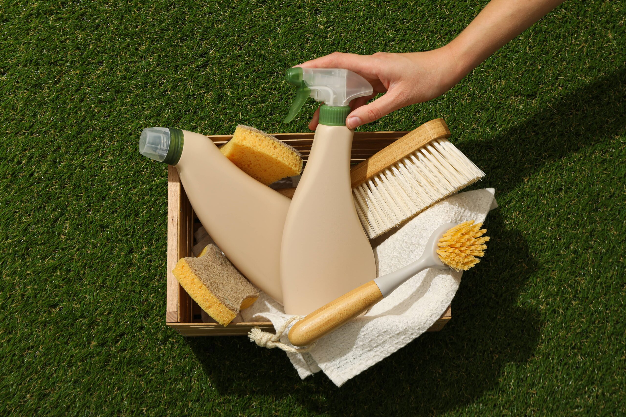 How to clean dog poop from artificial grass without damaging your turf